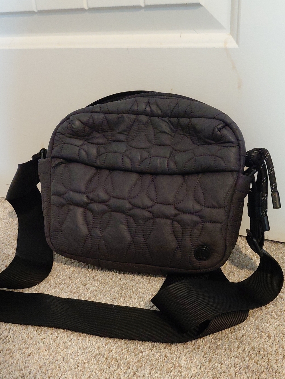 Lululemon Quilted Black Crossbody Bag